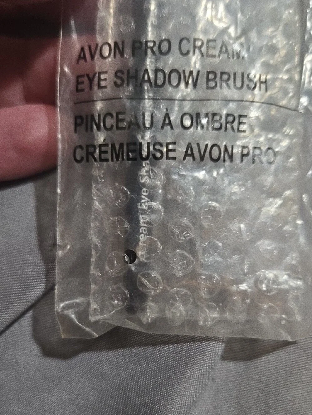 Avon Black Makeup Brush Set with Silver Ferrules